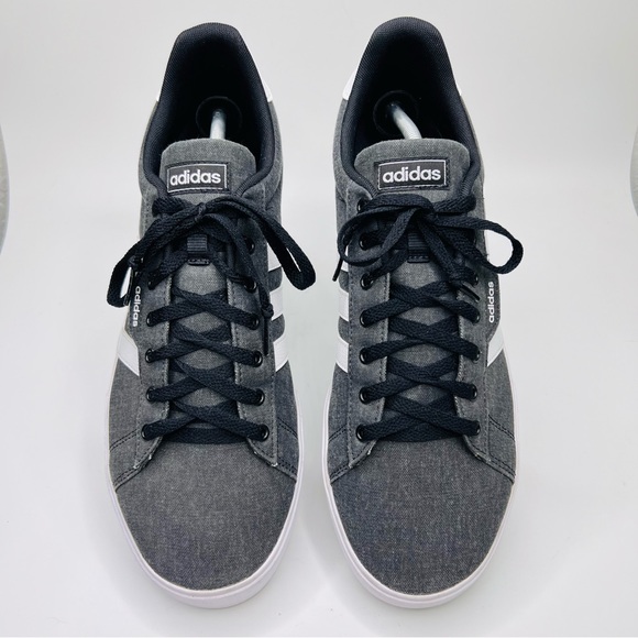 Men’s Adidas Daily 3.0 Black/White Canvas Lace Up Skateboarding Sneaker … - Picture 14 of 15
